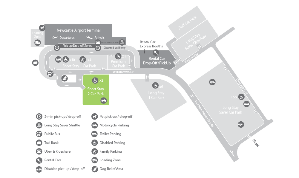newcastle airport car parking phone number